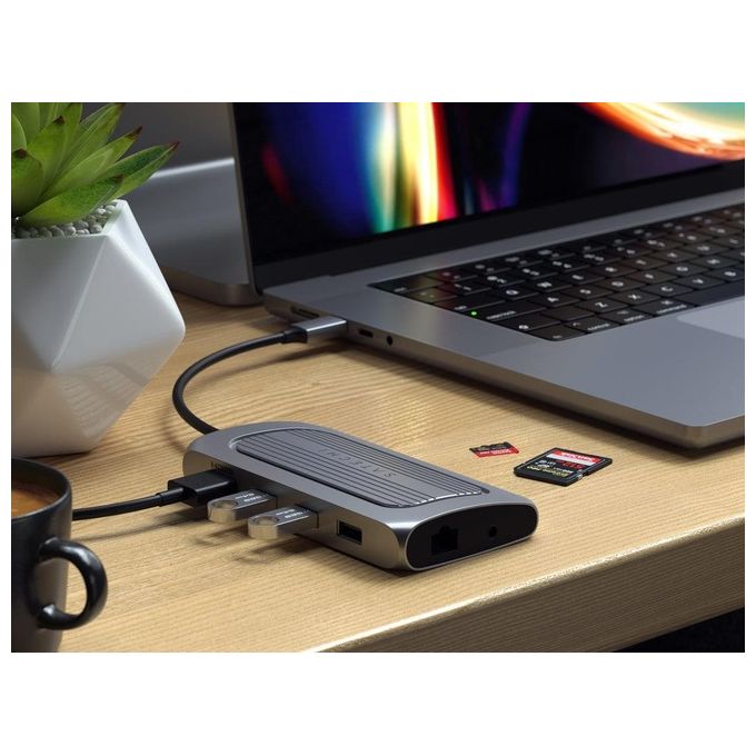 Satechi Adattatore Usb4 Multiport 8k Space Gray