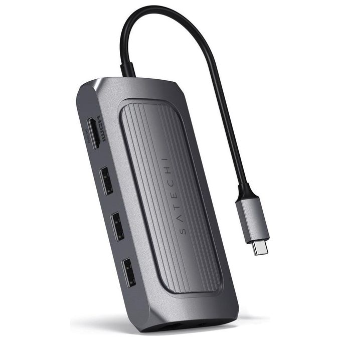 Satechi Adattatore Usb4 Multiport 8k Space Gray