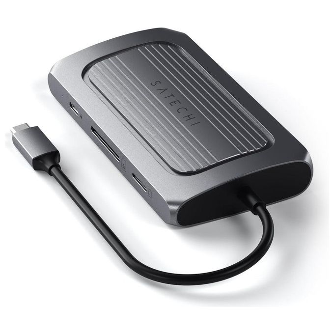 Satechi Adattatore Usb4 Multiport 8k Space Gray