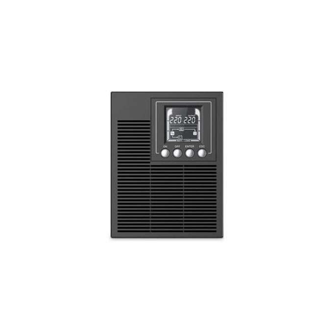 Atlantis A03-OP1002 UPS OnLine Gruppo di Continuita' Server Doppia conversione Onda Sinusoidale Pura 1000VA 900W, Tower, display LCD, USB, seriale RS-232, 4 uscite IEC, porta EPO, slot SNMP, 2x12V-9Ah