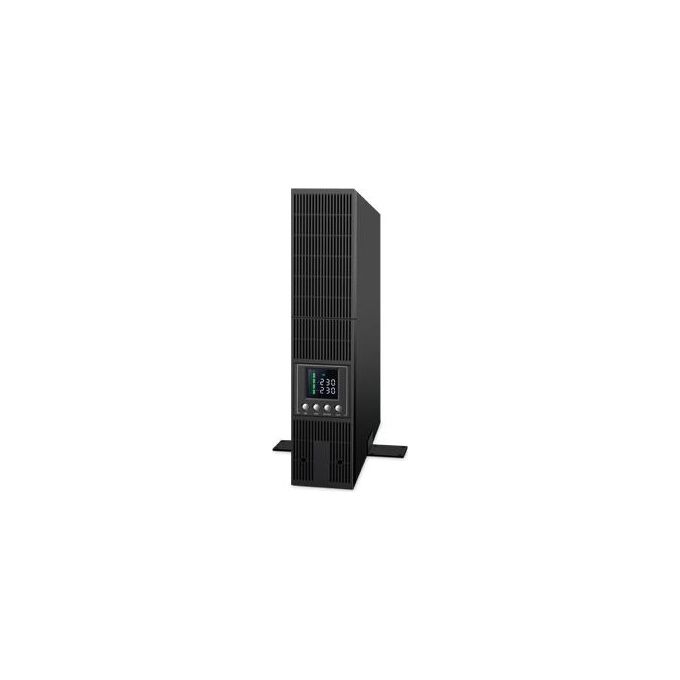 Atlantis A03-OP1302-RC UPS Online Gruppo di Continuita' Doppia Conversione 1300VA 900W Tower Rack 2U Onda Sinusoidale Pura 8 IEC LCD USB RS232 Slot SNMP