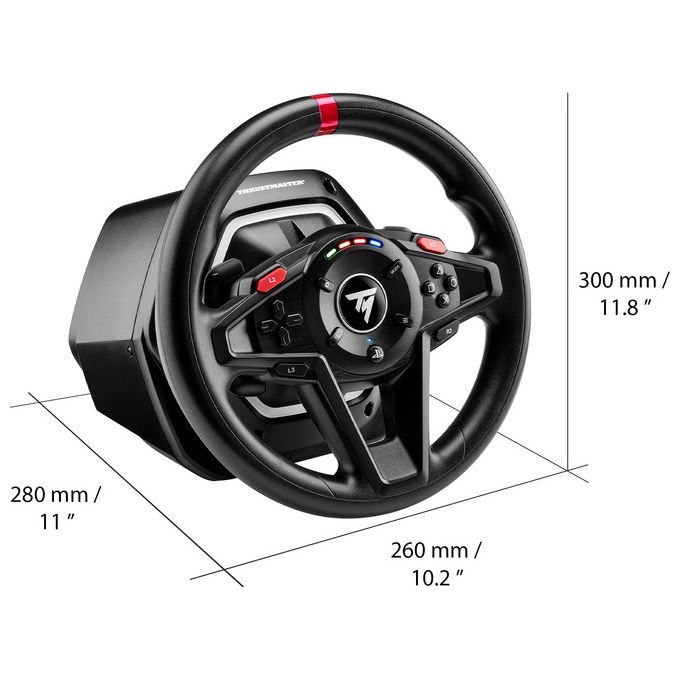 Thrustmaster T128 Volante con Pedali per Ps5-Ps4-PC