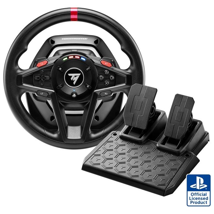 Thrustmaster T128 Volante con Pedali per Ps5-Ps4-PC