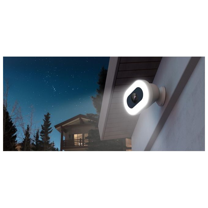 Imou Knight - Un mondo colorato, anche di notte - Rilevamento persone - 4K - 8Mp - Rilevamento AI di persone-veicoli-animali - H.265 - Visione notturna a colori smart - Copertura a 360° - Comunicazione bidirezionale - IP66 resistente alle intemperie - Far