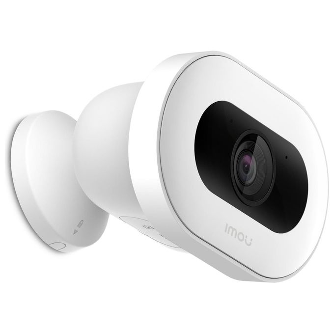 Imou Knight - Un mondo colorato, anche di notte - Rilevamento persone - 4K - 8Mp - Rilevamento AI di persone-veicoli-animali - H.265 - Visione notturna a colori smart - Copertura a 360° - Comunicazione bidirezionale - IP66 resistente alle intemperie - Far