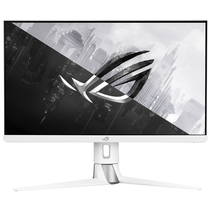 [ComeNuovo] ASUS ROG Strix XG27AQ-W, Monitor Gaming 27”, WQHD (2560x1440), Fast IPS, fino a 170Hz, Tempo Di Risposta 1ms, ELMB SYNC, G-SYNC, HDR 400, Illuminazione Aura Sync RGB, Posizione Regolabile, Bianco