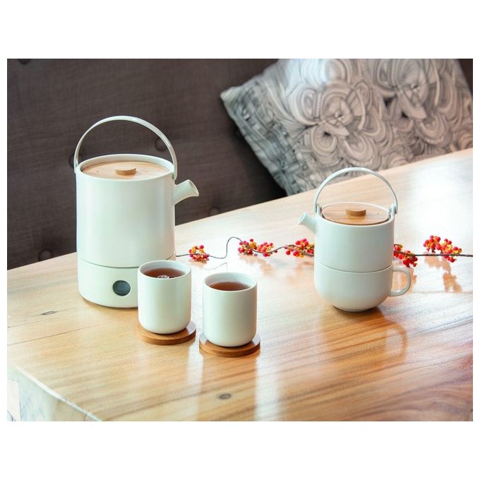 Bredemeijer Umea Servizio da te' Acciaio Inossidabile Ceramica Gres 1200ml