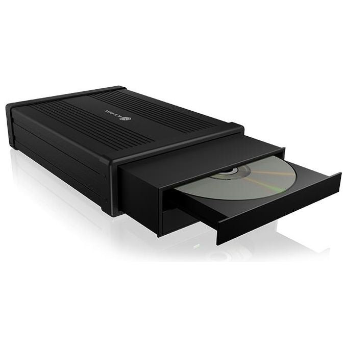ICY BOX Case Esterno per DVD-Blue Ray SATA da 5.25'' Nero