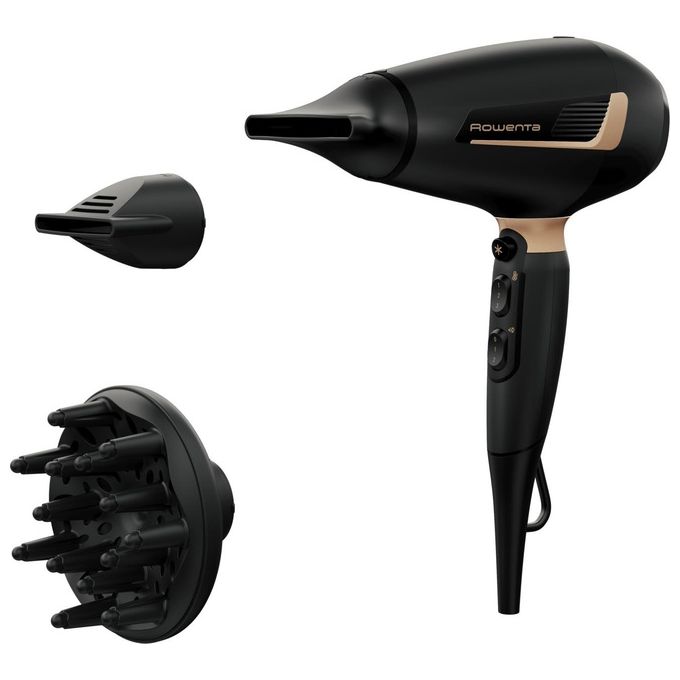 Rowenta Pro Expert CV8840 Asciugacapelli 2200W Nero-Rame