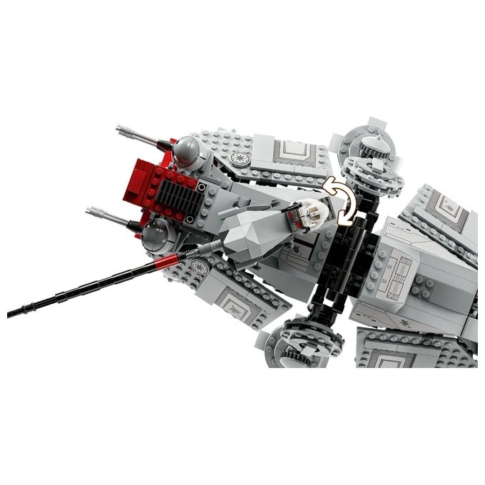 LEGO Star Wars 75337 Walker AT-TE, Modellino da Costruire, Gambe Snodabili, Cloni Soldato, Droidi da Battaglia e Droide Ragno