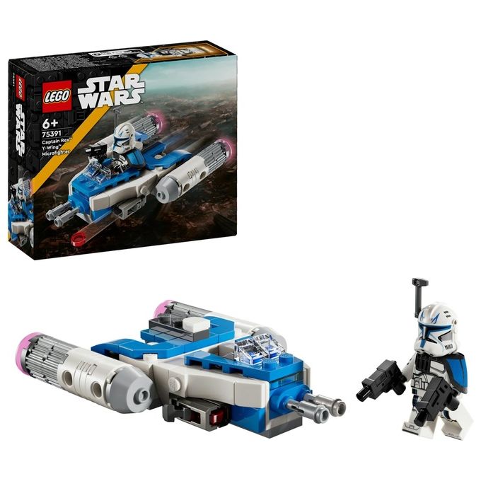 LEGO Star Wars Microfighter Y Wing Captain Rex set costruzione 99 pezzi 6 anni e piu'