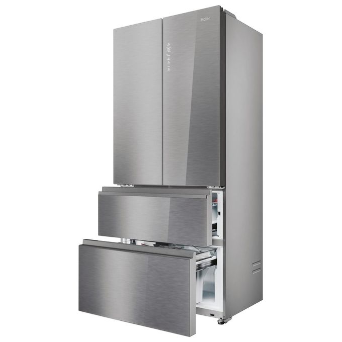 Haier Serie 7 HFR7819ENGC Frigorifero Americano Side By Side 504 Litri Classe E No Frost colore Inox