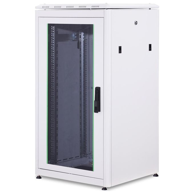 Digitus armadio 22 unita'  da pavimento linea professionale (a)1200 x (l)600 x (p)600 mm. colore grigio chiaro