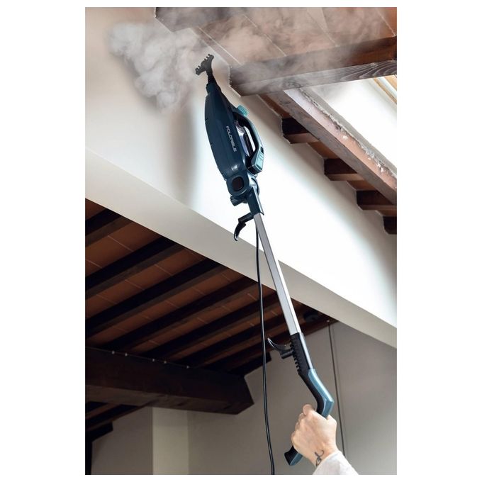 Ariete Steam Mop Foldable Pulitore a Vapore Verticale 0.35 Litri 1500W blu