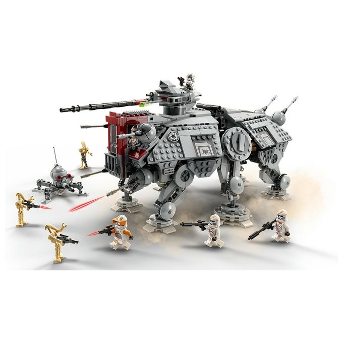 LEGO Star Wars 75337 Walker AT-TE, Modellino da Costruire, Gambe Snodabili, Cloni Soldato, Droidi da Battaglia e Droide Ragno