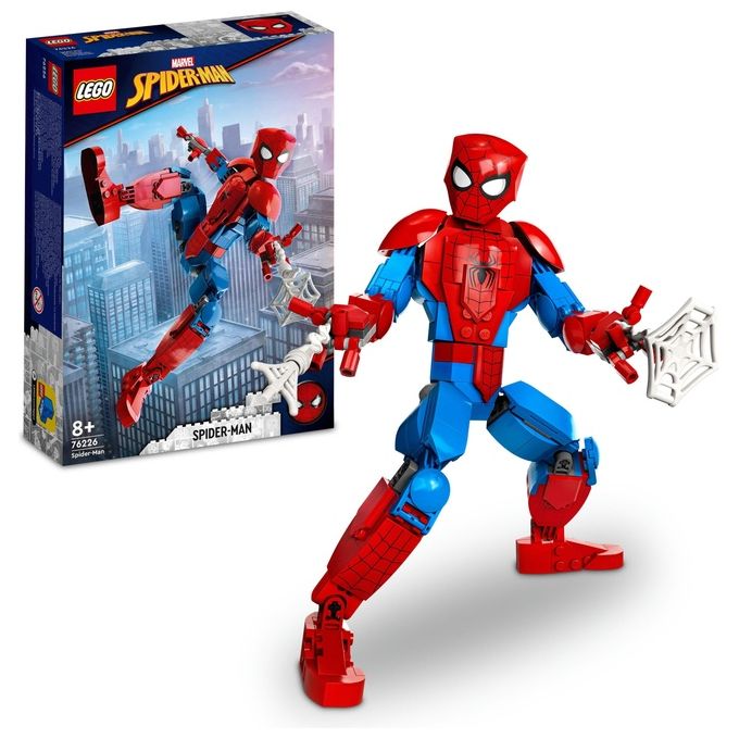 LEGO Marvel 76226 Personaggio di Spider-Man 76226-LEGO Set Action Figure Snodabile da Collezione Film Supereroi Giochi per Bambini
