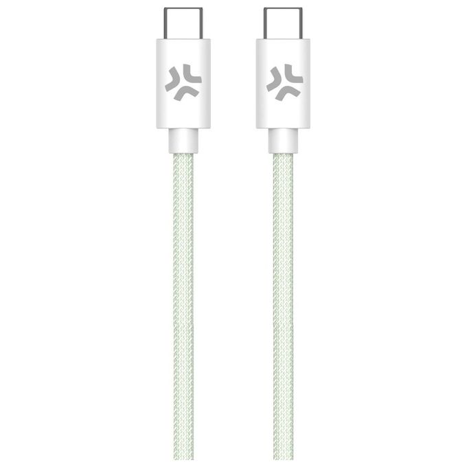 Celly Cavo Usb-C a Usb-C 1.5mt Verde Cotton