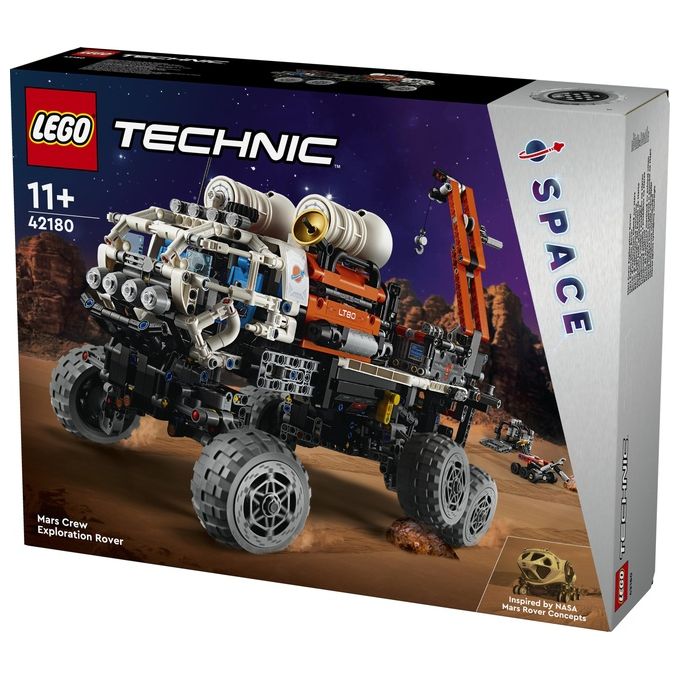 LEGO Technic 42180 Rover di Esplorazione Marziano, Giochi Spaziali per Bambini 11+, Veicolo Giocattolo Ispirato alla NASA