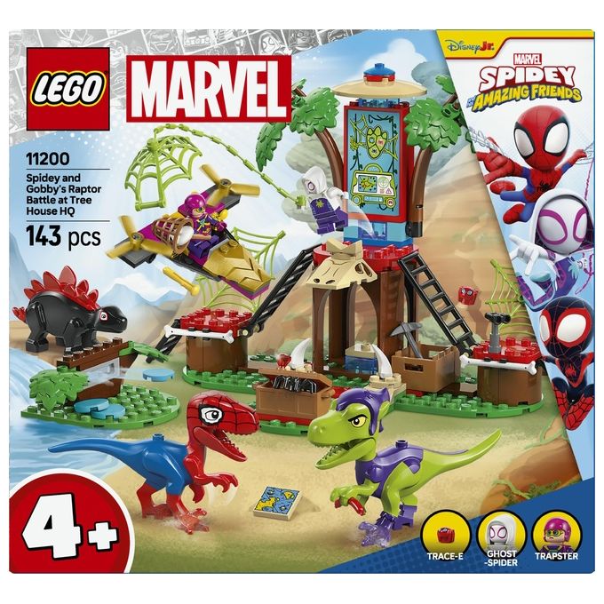 LEGO Set Battaglia con il Raptor al Quartier Generale Sull'albero di Spider-Man