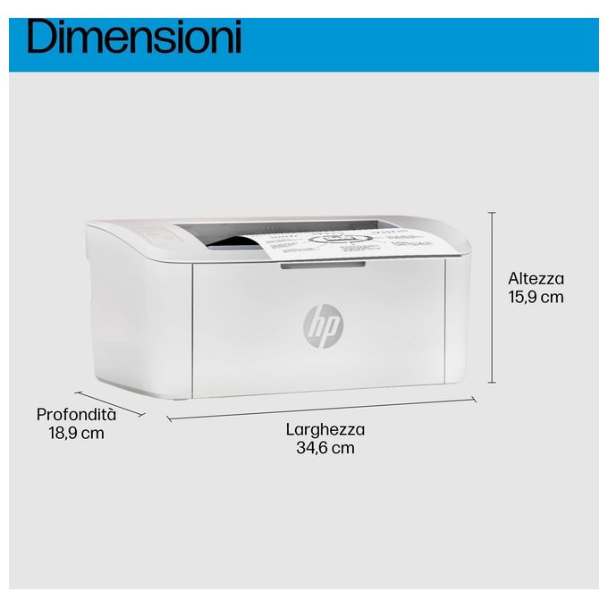 HP LaserJet M110w Stampante Laser A4 600x600 DPI Wi-Fi