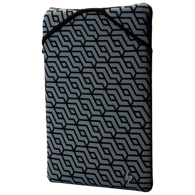 HP 2F2L4AA Custodia Reversibile per Notebook 14.1'' Neoprene Resistente all'Acqua colore Nero Geometrico