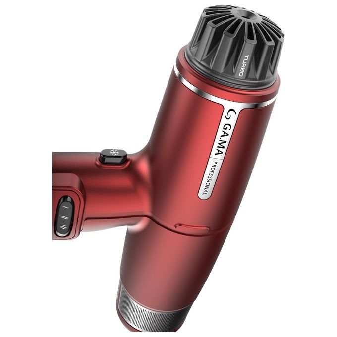 Ga.Ma PH6030 Asciugacapelli Professionale iQ Lite Perfetto 1600W Rosso