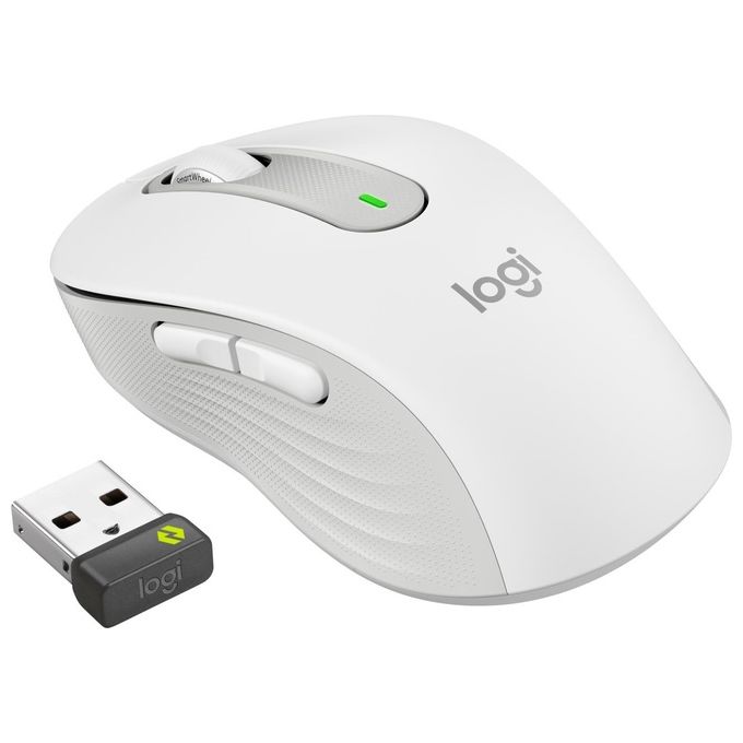 Logitech Signature M650 for Business Mouse Wireless Bianco