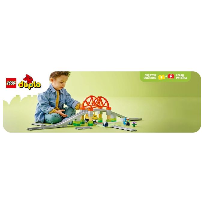 LEGO DUPLO Pack di Espansione Ponte e Binari Ferroviari