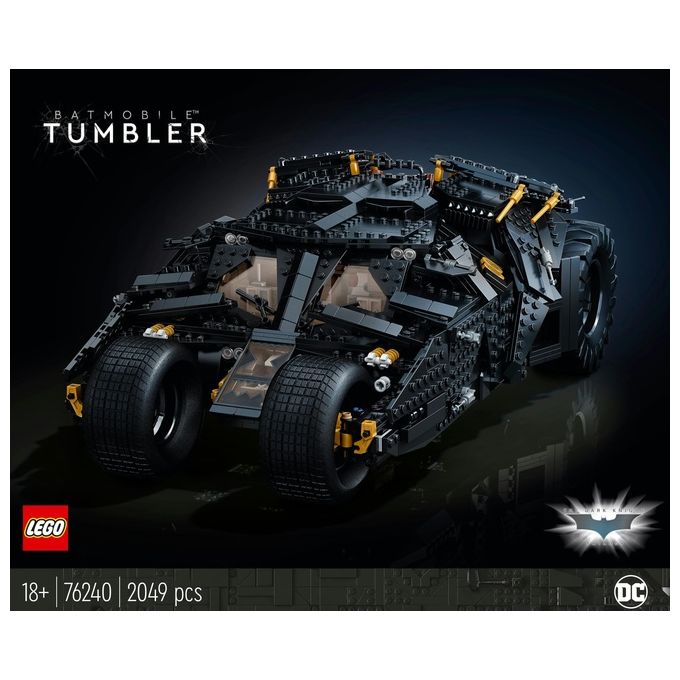 LEGO DC 76240 Batman Batmobile Tumbler, Modellismo Auto Da Costruire Per Adulti, Idea Regalo