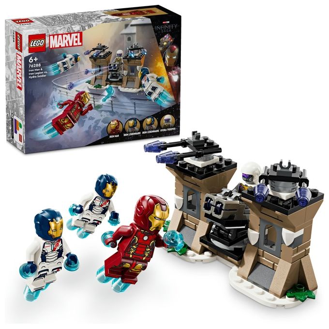 Lego Marvel Iron Man e Legione di Ferro Vs. Soldato Hydra