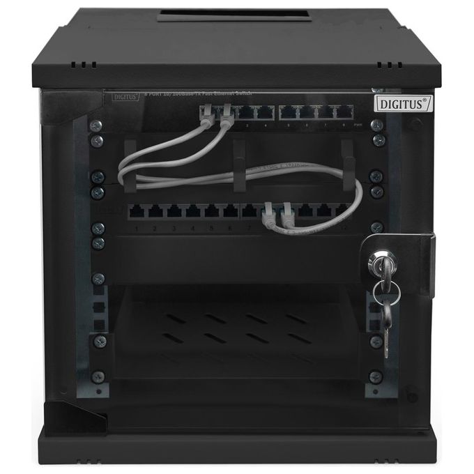 Digitus Armadio Soho Pro 6U a Parete 10'' 315x300mm (lxp) Nero