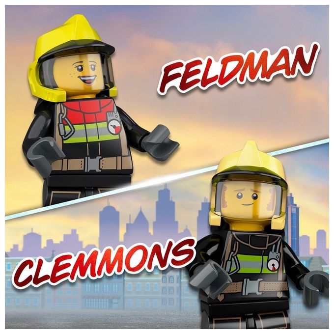 LEGO City Fire Vigili del Fuoco Edificio don Fiamme