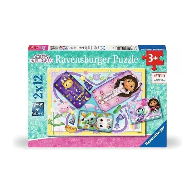 Ravensburger 2 Puzzle da 12 Pezzi Gabby's Dollhouse