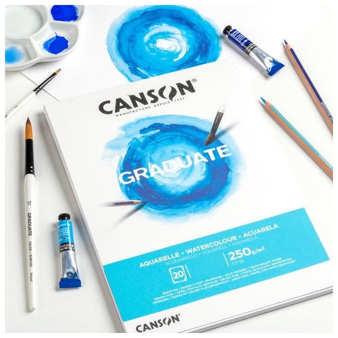 Canson Blocco Watercolour a5 20fg. 250 g