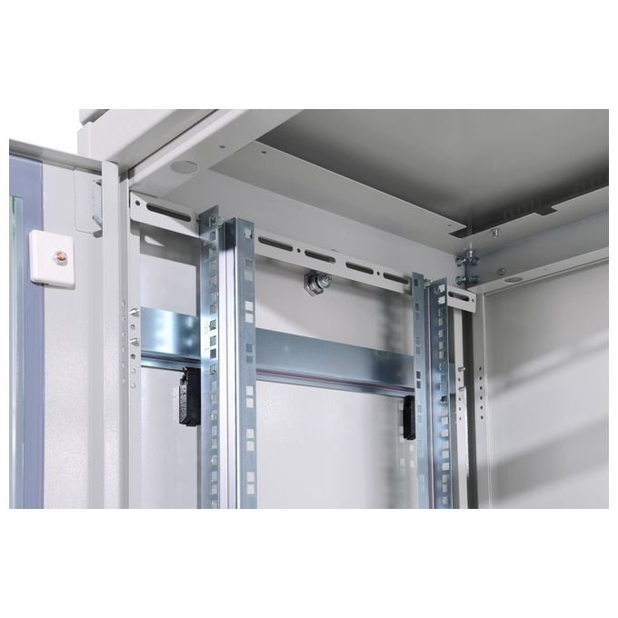 Digitus armadio 22 unita'  da pavimento linea professionale (a)1200 x (l)600 x (p)600 mm. colore grigio chiaro