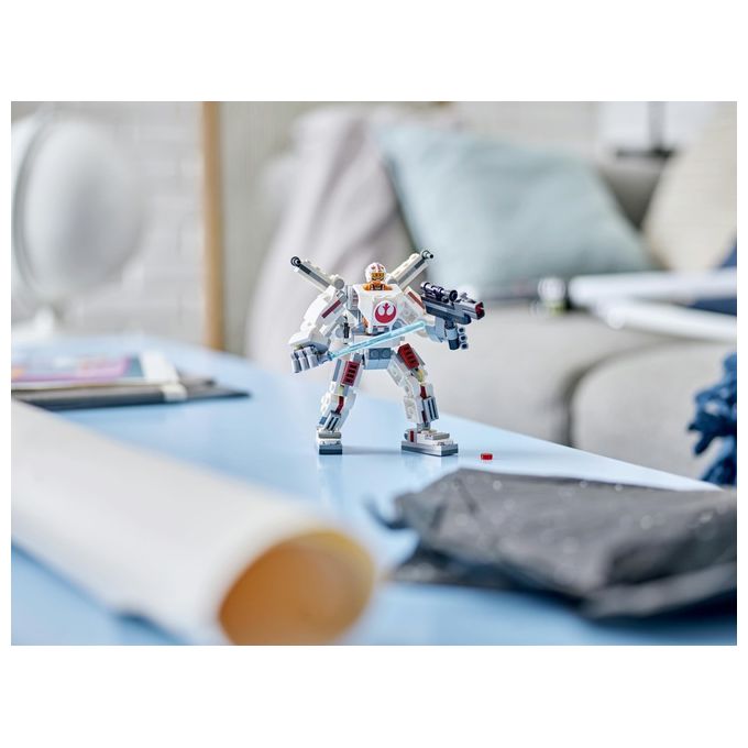LEGO Star Wars Mech X-Wing di Luke Skywalker Veicolo Robot Giocattolo Simile all'Astronave Set di Giochi d'Avventura per Bambini e Bambine da 6 Anni in su Piccolo Regalo da Collezione 75390