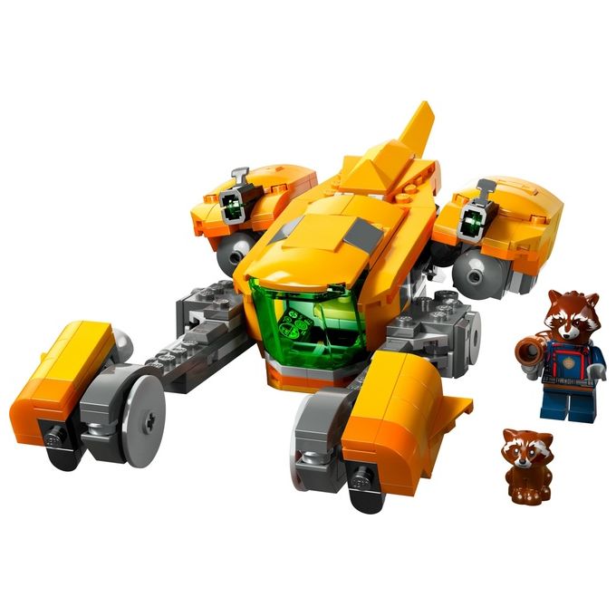 LEGO Marvel 76254 – L’Astronave di Baby Rocket, Set da Costruzione 330 Pezzi con Minifigure di Rocket e Baby Rocket, Eta' 8+