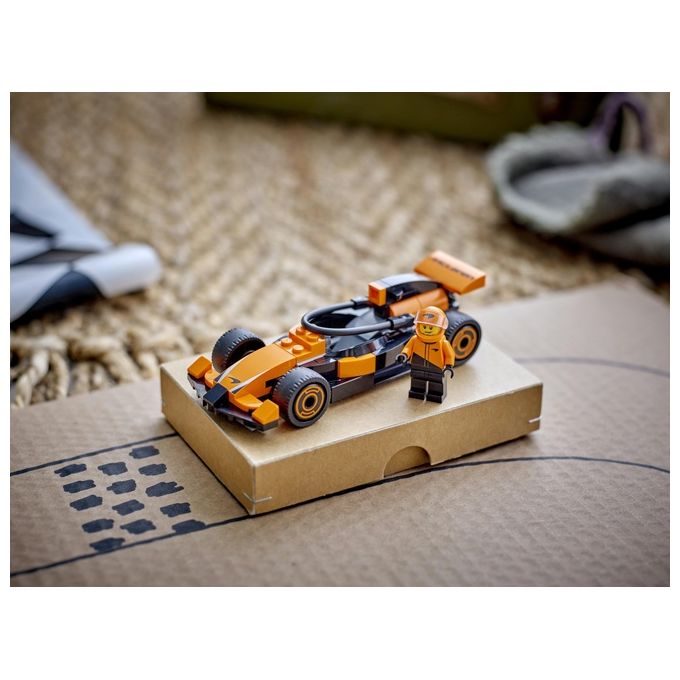 Lego Set Pilota e Monoposto McLaren F1 60442 City Formula1 Racing Construction Kit