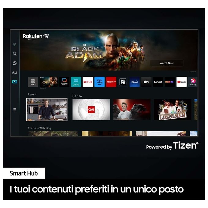 Samsung Tv Qled 4K QE98Q80CATXZT 98 pollici Smart Tv Processore Neural Quantum 4K Motion Xcelerator