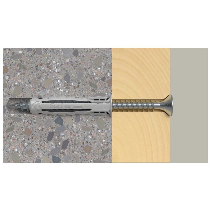 Fischer Tassello da Parete Plug SX 5x25 100 Pezzi