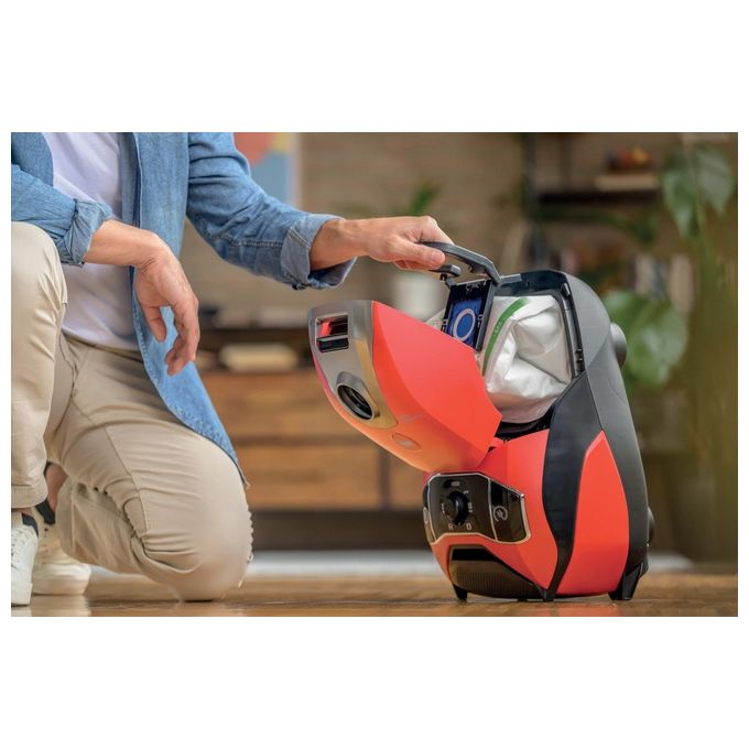 Hoover H-ENERGY 700 HE710HM 011 5 L Aspiratore a Cilindro Secco 850W Sacchetto per la Polvere Tulip Red