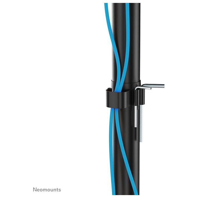 NewStar Montaggio a Scrivania per 2 Display Lcd Tilt and Swivel Nero Dimensione Schermo 10''-32