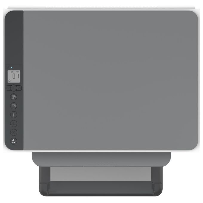 Laser Tank 1604w 381L0A, Stampante Multifunzione con Serbatoio Toner integrato a Ricarica Rapida, Stampa Fronte e Retro Manuale in bianco e nero, 22 ppm, Scansione A4, Wi-Fi, USB, HP Smart, Bianca