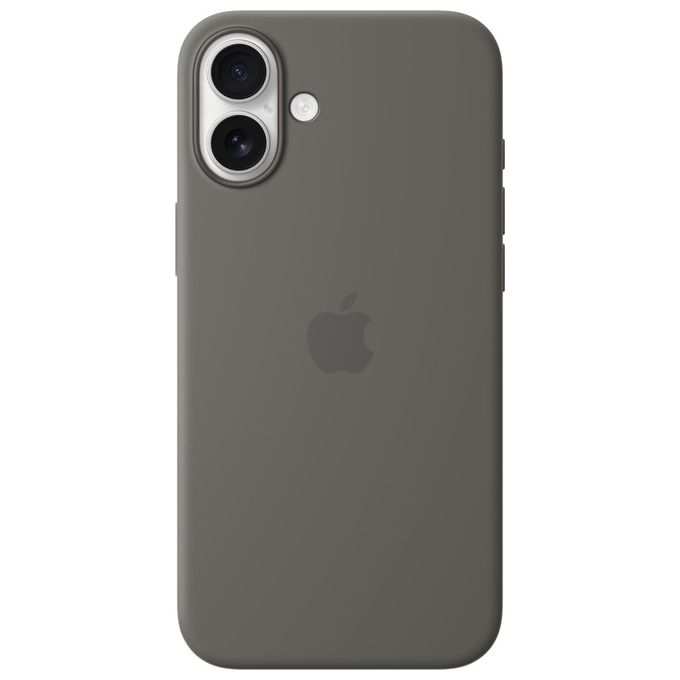 Apple Custodia MagSafe in Silicone per iPhone 16 Plus Grigio Pietra ???????