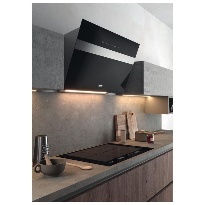 Hotpoint ACPH 778 C-NE Piano Cottura ad Induzione 8 Zone 75 cm Nero