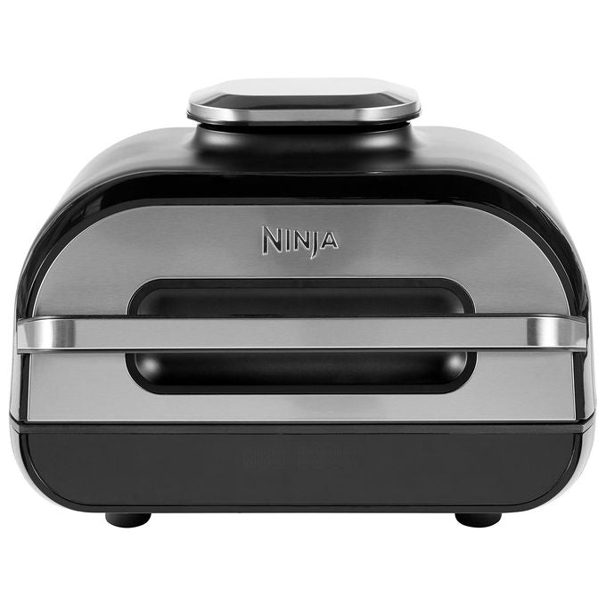 Ninja Foodi AG551EU Max Griglia e Friggitrice ad Aria con Sonda Digitale da Cucina 3.8 Litri 6 Funzioni di Cottura 2460 W Grigio-Argento