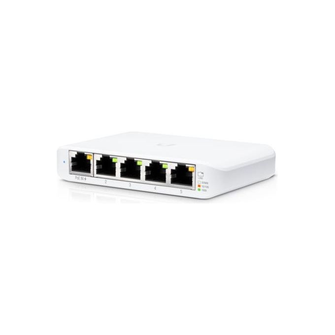 Ubiquiti Networks UniFi USW Flex Mini Switch Gestito Gigabit Ethernet 10-100-1000 Supporto Power over Ethernet Bianco