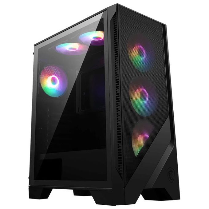 MSI MAG FORGE 120A AIRFLOW Computer Case Midi Tower Nero-Trasparente