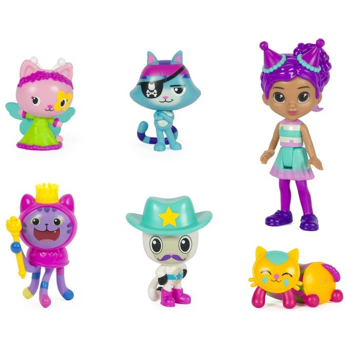 Spin Master Gabbys Dollhouse Set Deluxe 6 Figure Celebration