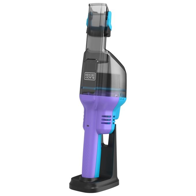 Black+Decker Mini Aspirapolvere Viola e Azzurro